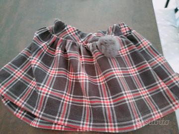 gonna a quadretti bimba 