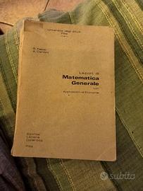 Lezioni di Matematica Generale 