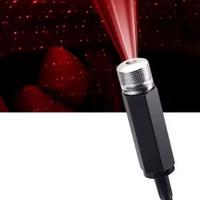 Proiettore mini auto casa stanza rossa luce usb