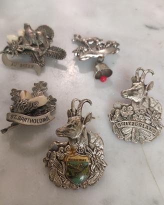 Set Spille Vintage Alpine - Tirolo, Baviera, Svizz