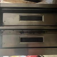 Forno bicamerale elettrico per pizze