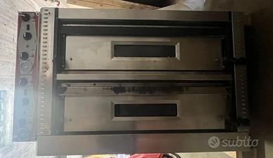 Forno bicamerale elettrico per pizze
