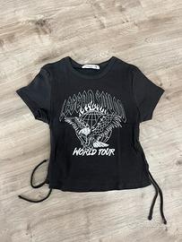 maglietta cropped