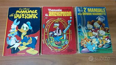 Manuali Disney lotto anni 70 