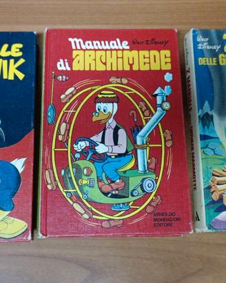 Manuali Disney lotto anni 70 