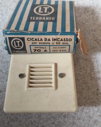 cicala da incasso vintage a marca Terraneo