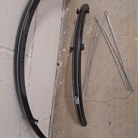 Parafanghi bici in alluminio