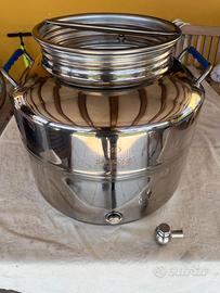 Fusto inox Sansone da 30 litri Modello Europa