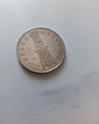 Moneta Algeria 5 dinar 1972