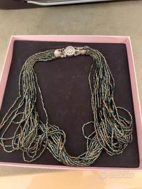 Collana vintage anni 70 - 15 fili