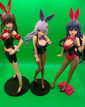 date a live anime figures kurumi tohka miku bunny