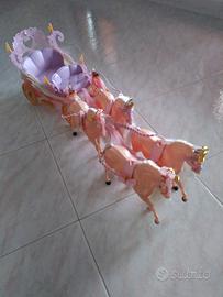 CARROZZA BARBIE PRINCIPESSA E POVERA