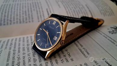 Orologio Accurist Quartz nero e oro - Vintage