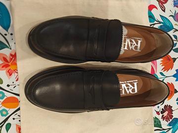 Mocassini uomo RAF BRAND in pelle Misura 40 NUOVI