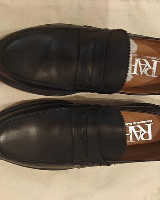 Mocassini uomo RAF BRAND in pelle Misura 40 NUOVI