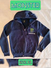 Felpa Monster con zip - size XL