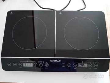piastra doppia a induzione