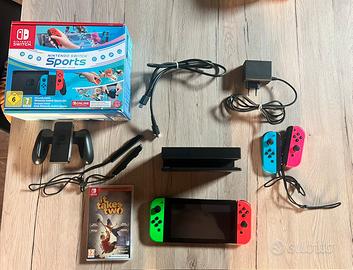 Nintendo Switch con 4 joycon