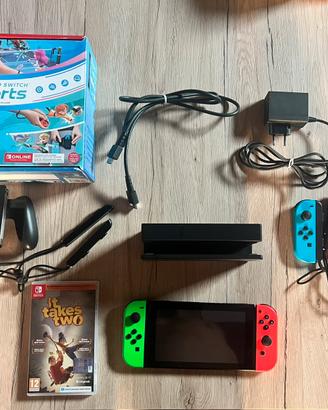 Nintendo Switch con 4 joycon