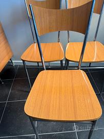 Sedie anni '60 in formica