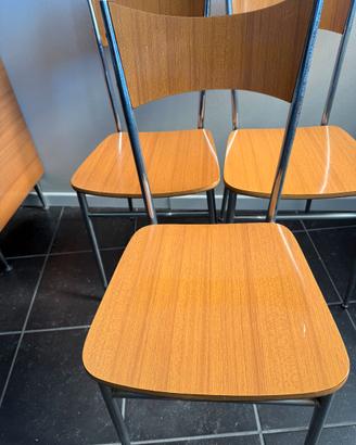 Sedie anni '60 in formica