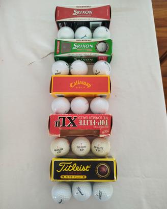 5 confezioni  palline da Golf 