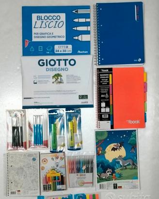 Kit per la scuola o giochi