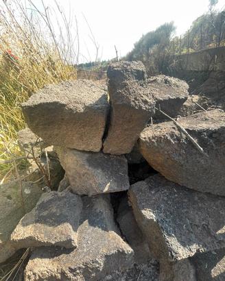 Rocce di pietra lavica 