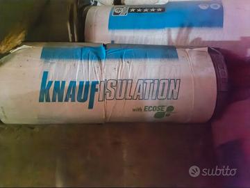 Rotolo lana di vetro isolante