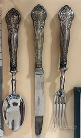  set posate 3 pezzi in argento 800