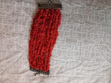 bracciale in corallo rosso, orologio armani,da don