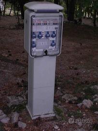 colonnina distribuzione elettrica in VTR