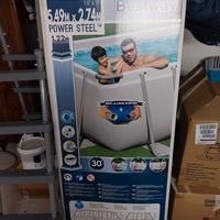 piscina fuori terra +aspiratore liquidi x pulizia
