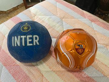 Palloni ufficiali Inter e Roma