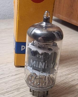 Valvola Philips MiniWatt Ecc83 marchiata Geloso. 