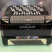 Fisarmonica Excelsior a bottoni, 4/5 120 bassi
