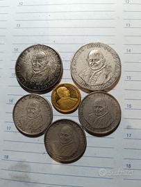 lotto 6 medaglie papa Giovanni 