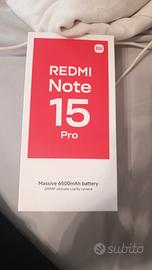 REDMI NOTE 15 PRO APPENA COMPRATO 