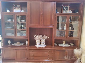 parete attrezzata in arte povera