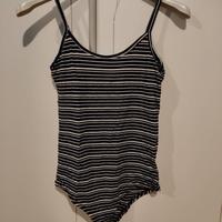 Body a strisce bianche e blu