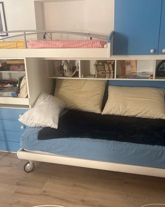Cameretta bimba con letto a castello