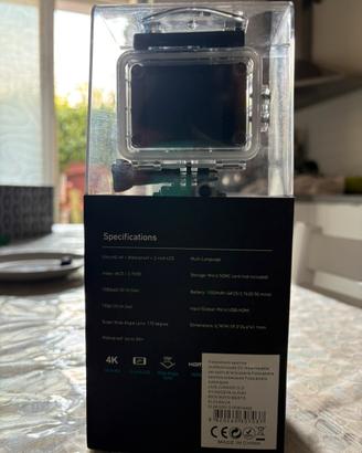 Action Cam 4K Ultra HD Waterproof 30m – Nuova