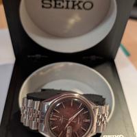 Seiko texturizzato Brown con scatola seiko