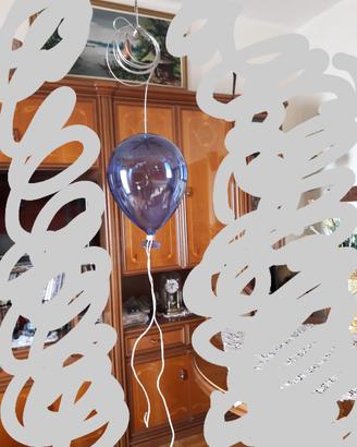 Palloncino in vetro per arredo. Nuovo