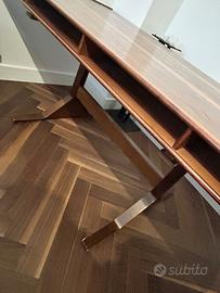 Scrivania di modernariato originale design Bernini