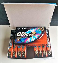 10 Musicassette Vintage TDK CDing2 60