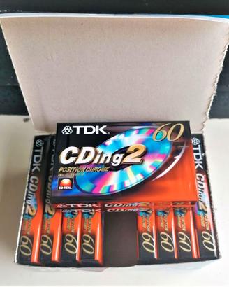 10 Musicassette Vintage TDK CDing2 60