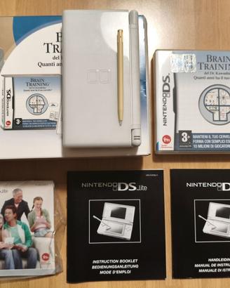 Console Nintendo DS Lite Bianco (Completo) + Gioco