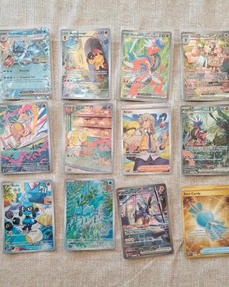 Super Lotto Carte Pokémon Scarlatto e Violetto + C
