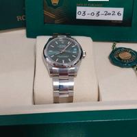 Rolex datejust 31 mm GREEN MINT MARZO 2026 NUOVO